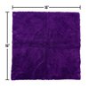 Proje Premium Car Care Plush Purple Microfiber Towel 6-Pack - 400GSM Detailing Towel PURPPRO